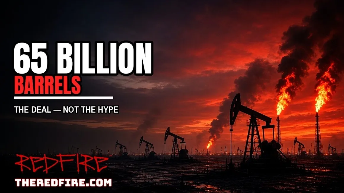 Oil pumps at sunset with fiery sky.