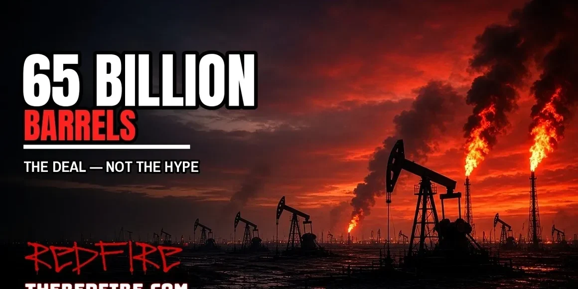 Oil pumps at sunset with fiery sky.