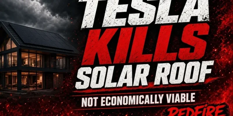 Tesla solar roof not economically viable graphic.